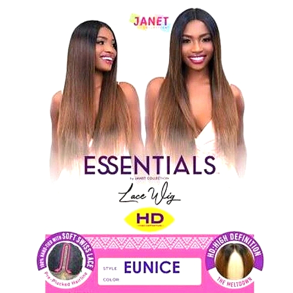 Essentials (by Janet Collection) HD Lace Wig: Eunice (Color: M.BLYG/CARAMEL) - Picture 2 of 16